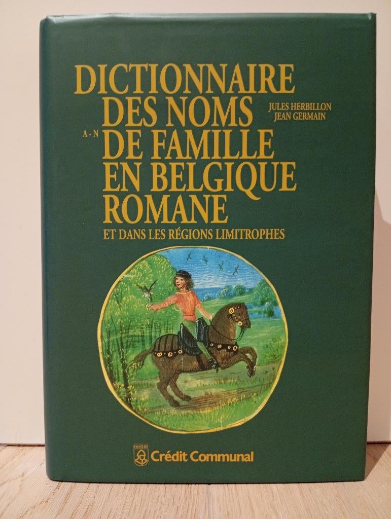 Dictionnaire des noms de famille en Belgique Romane, Frans, Overige uitgevers, Ophalen of Verzenden, Zo goed als nieuw