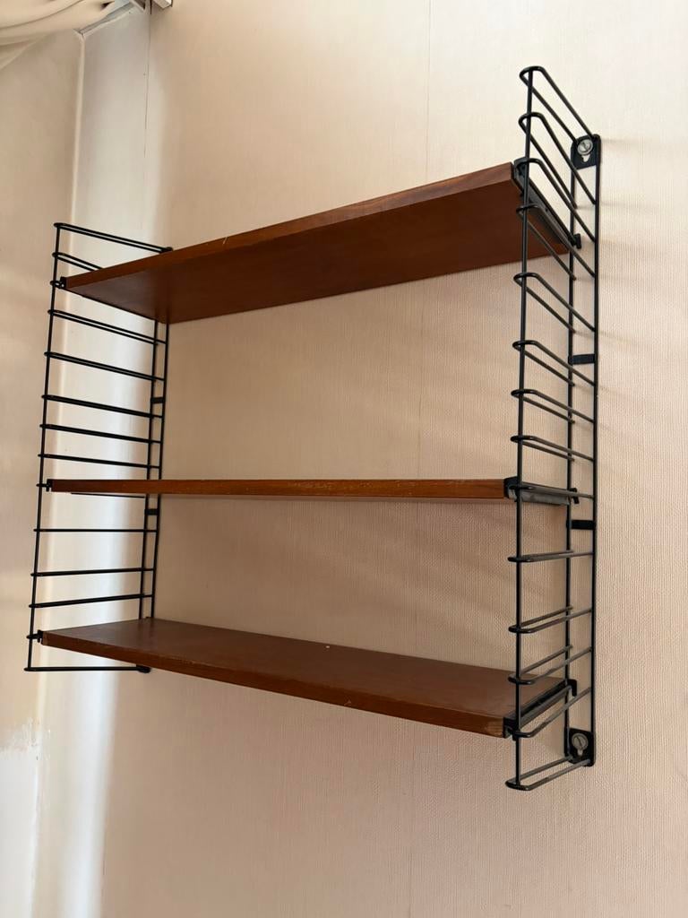 Vintage houten TOMADO rek / wandrek / etagere, Ophalen, Gebruikt