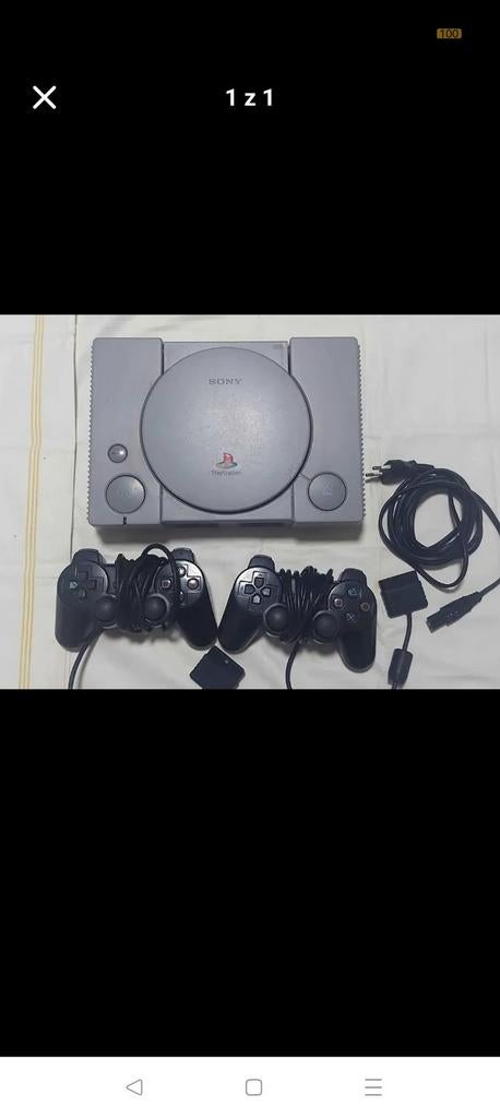 PlayStation 1 avec deux manettes Sony, Consoles de jeu & Jeux vidéo, Enlèvement ou Envoi