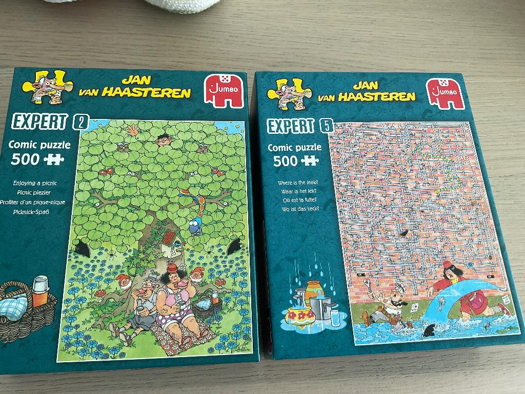 Van Haasteren puzzels, Ophalen, 500 t/m 1500 stukjes, Zo goed als nieuw, Legpuzzel