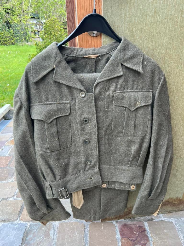 Belgische battledress jaren ‘50, Ophalen of Verzenden, Zo goed als nieuw