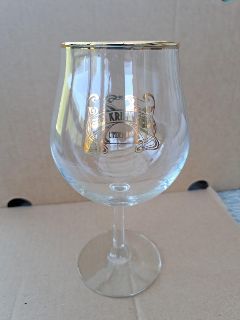 1 Speciaal glas van Kriek LINDEMANS, Verzamelen, Ophalen of Verzenden, Nieuw, Glas of Glazen, Overige merken