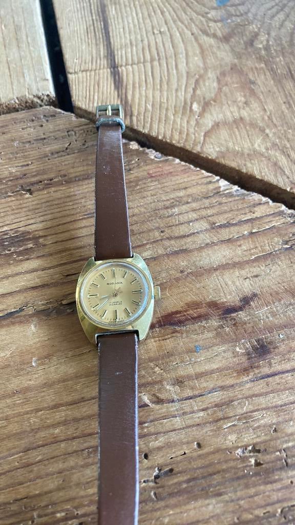 Montre femme Rodania automatique vintage, Montre-bracelet, Autres marques, 1930 à 1960, Enlèvement ou Envoi