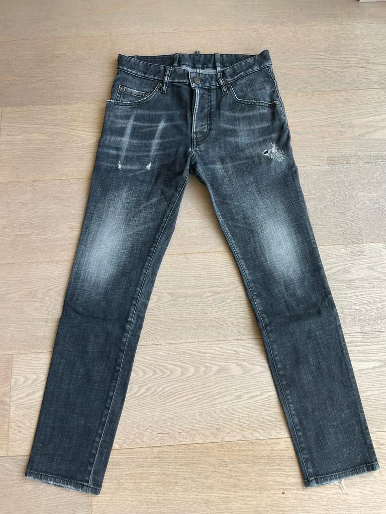 Dsquared zwarte jeans maat 44, Kleding | Heren, Ophalen of Verzenden, Zo goed als nieuw