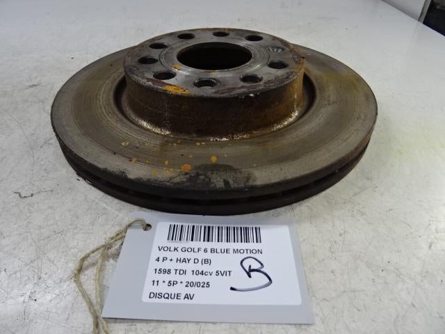 FREIN DISQUE AVANT Volkswagen Golf VI (5K1), Autos : Pièces & Accessoires, Freins & Transmission, Volkswagen, Utilisé