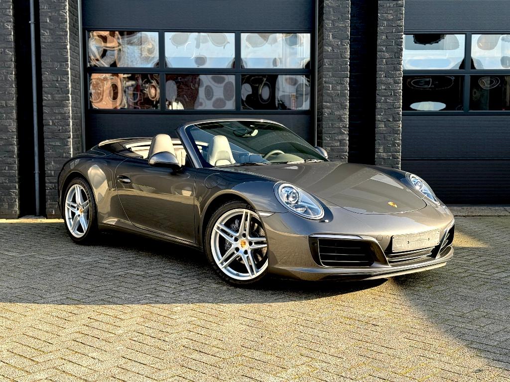 Porsche 911 - 991 Cabrio - Manueel! Uniek, Autos, Porsche, Cuir, Argent ou Gris, Achat, Entreprise