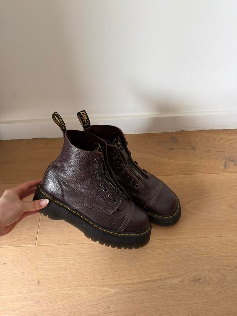 Dr.Martens Sinclair plateaulaarzen (bruin), Kleding | Dames, Schoenen, Ophalen, Bruin, Lage of Enkellaarzen, Gedragen