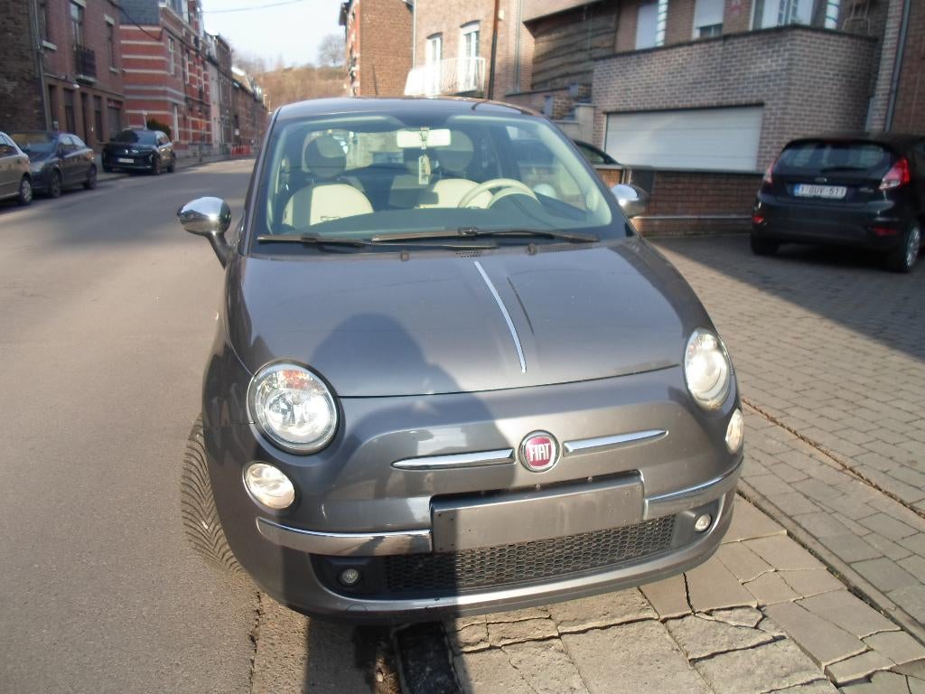 FIAT 500 900 ESSENCE MOD2015  EURO5B VC VE DA AC RCD JA T P, Autos, Fiat, Cuir, Argent ou Gris, Entreprise, Berline