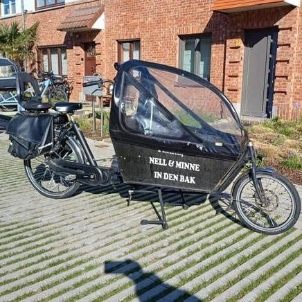 Bakfiets ( bakfiets NL) met slechts +-3750 km op de teller, Vélos & Vélomoteurs, Vélos | Vélos avec bac, Enlèvement