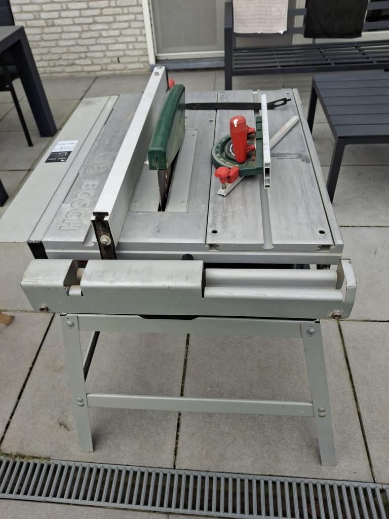 Bosch PTS - 10 tafelzaag met onderstel, Ophalen, Zo goed als nieuw