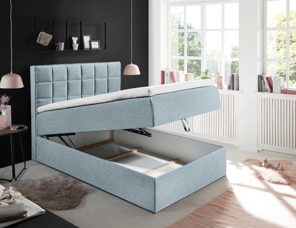 Coffre à bagages 120x200 avec surmatelas, jamais utilisé, Tissu, Autres couleurs, Enlèvement, 120 cm