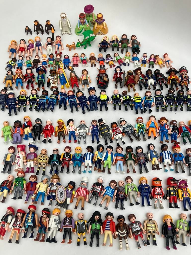 200 figurines Playmobil, Enlèvement ou Envoi, Utilisé, Playmobil en vrac