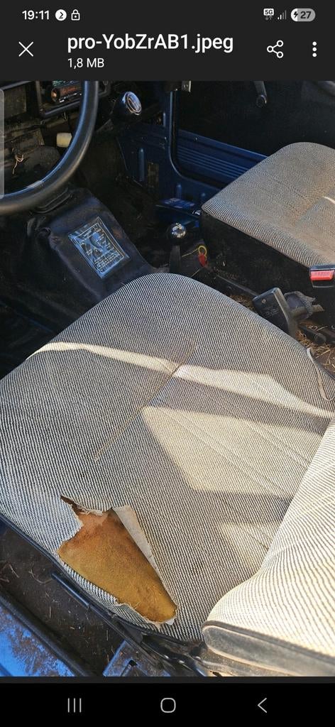 Recherché : siège conducteur Suzuki SJ410, Enlèvement, Suzuki