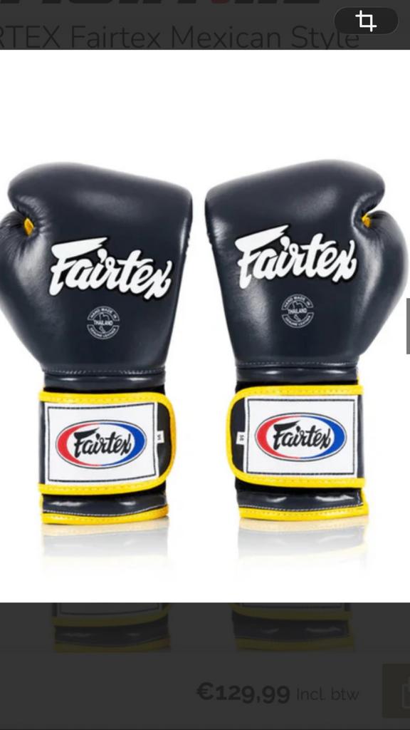 Fairtex bvg 9 mexican style bokshandschoen, Sport en Fitness, Ophalen of Verzenden, Nieuw, Bokshandschoenen