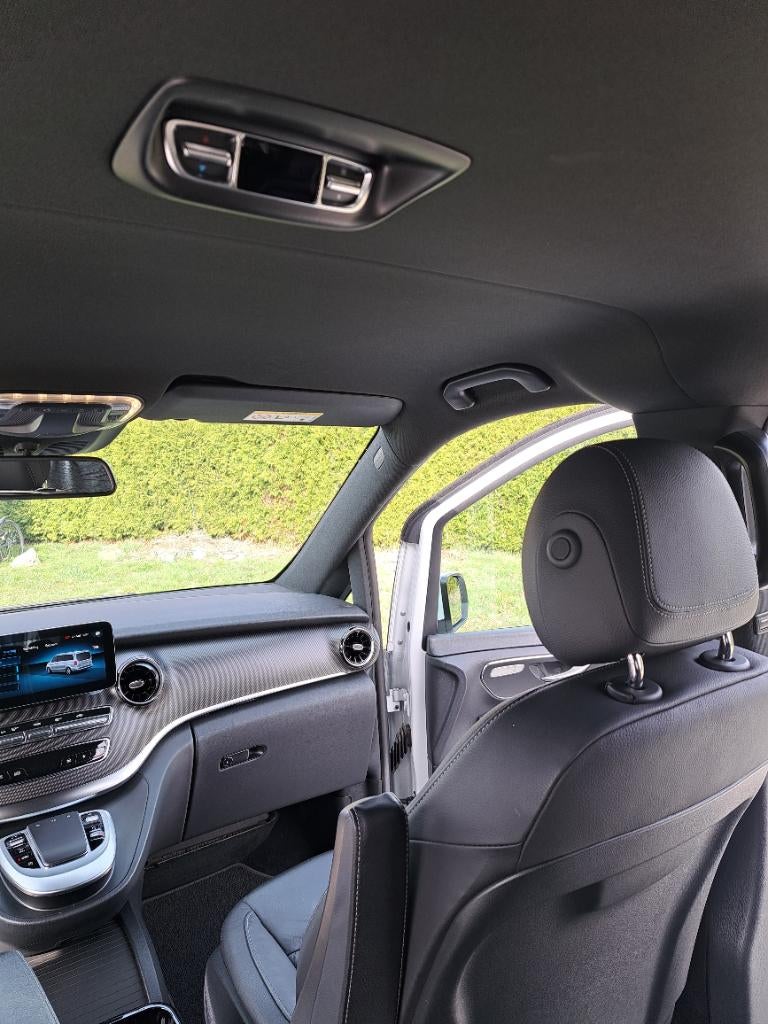 V 300 lichte vracht l3, Auto's, Mercedes-Benz, Zwart, Wit, Leder, Parkeersensor