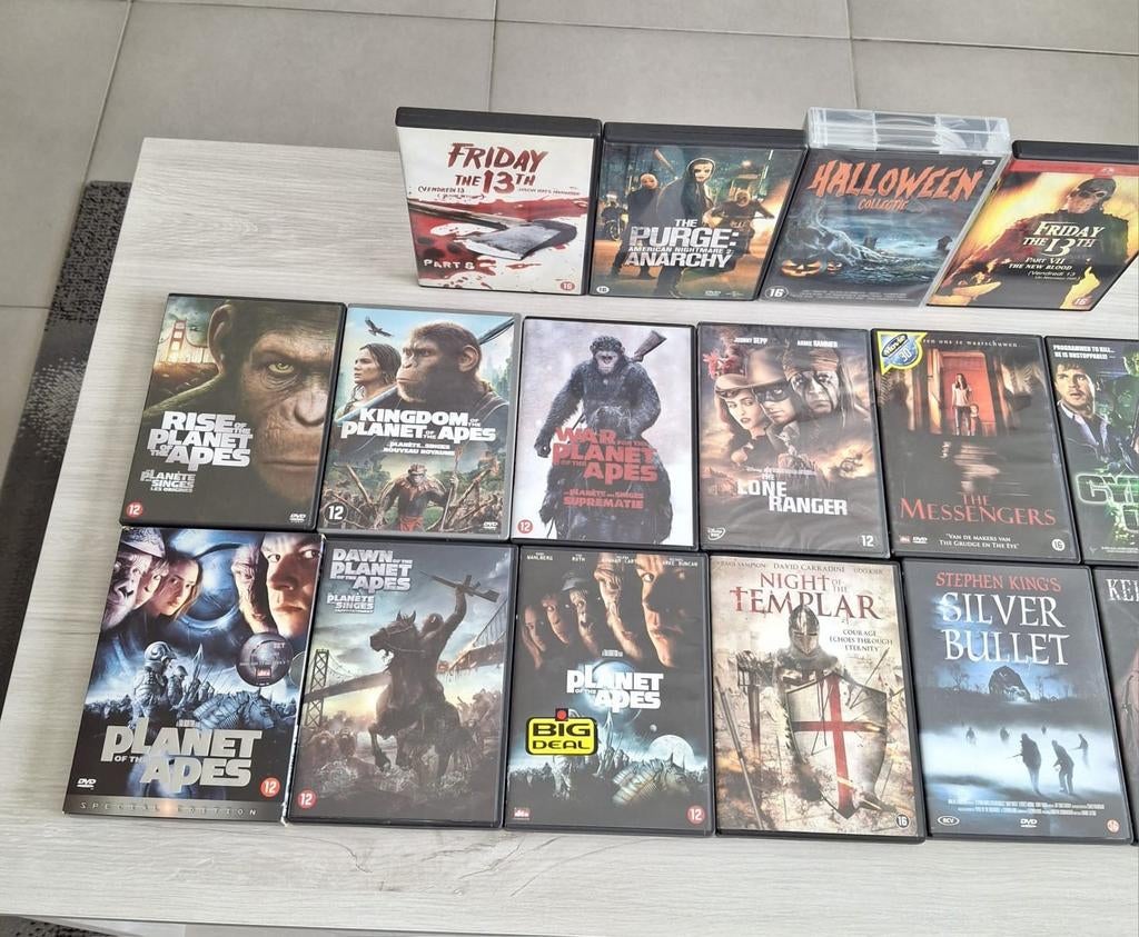 Collectie horror speelfilms, Cd's en Dvd's, Dvd's | Tv en Series, Ophalen of Verzenden, Horror