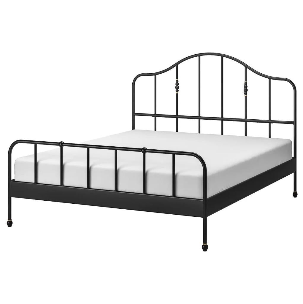 Sagstua Bed met Leirsund lattenbodems, Maison & Meubles, Chambre à coucher | Lits, Comme neuf, Deux personnes, 160 cm, 200 cm