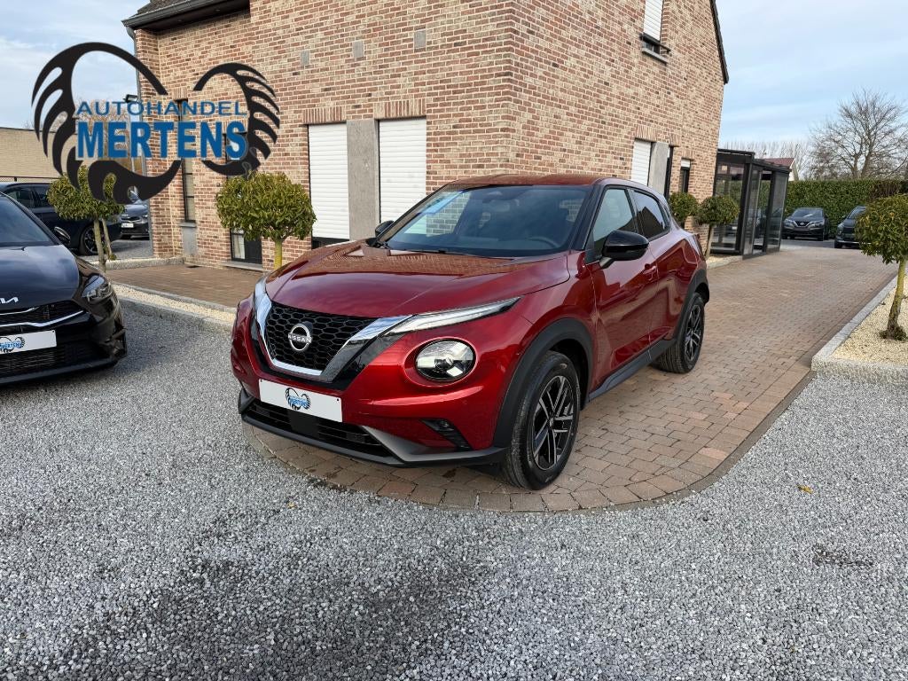 Nissan Juke 1.0 DIG-T 114PK DCT N-Connecta + COLD/PACK NIEUW, Autos, Nissan, Rouge, Achat, Euro 6, Entreprise