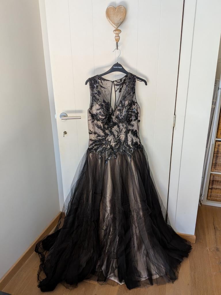 Robe cérémonie, Taille 38/40 (M), Robe de cocktail, Comme neuf, Enlèvement