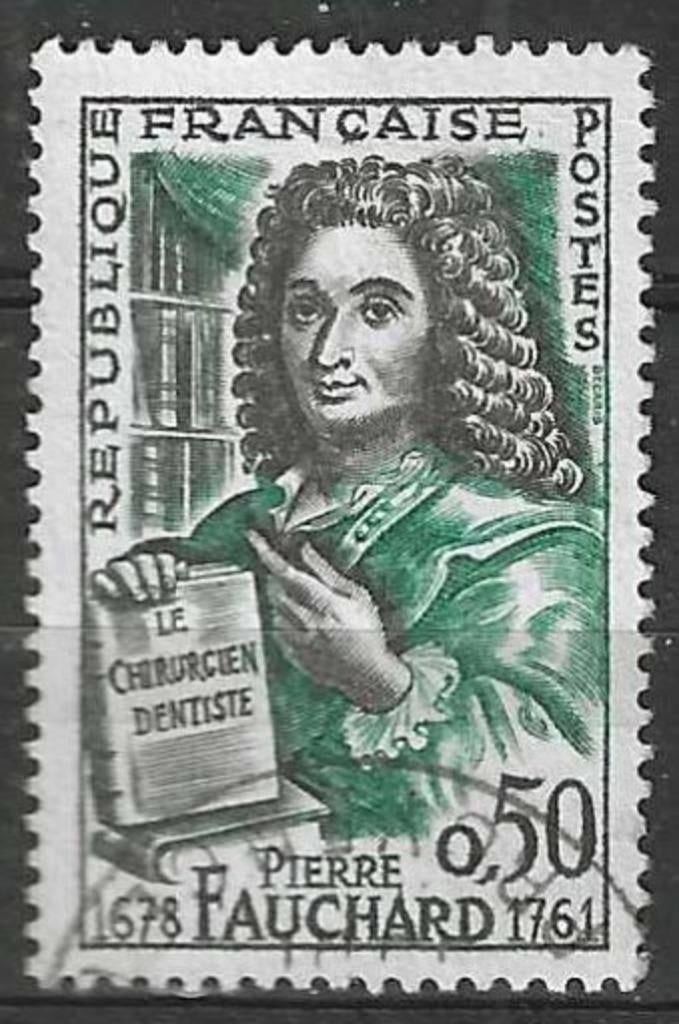 Francia 1961 - Yvert 1307 - Pierre Fauchard (ST), Envoi, Affranchi