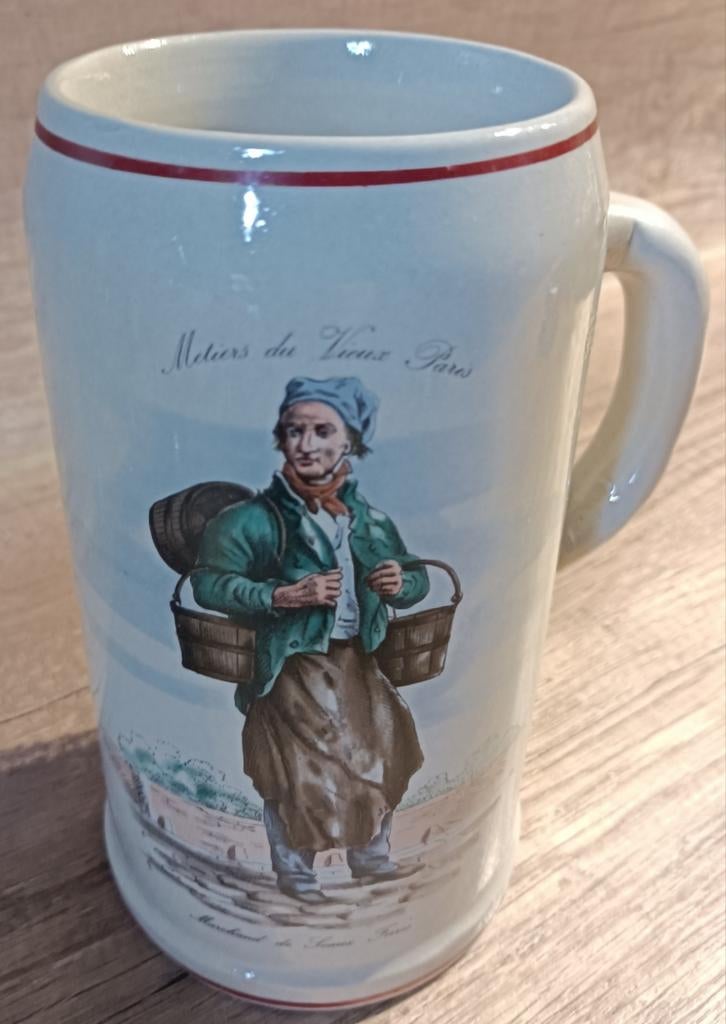 Chope un litre GERZ, métiers du vieux paris, Ophalen of Verzenden