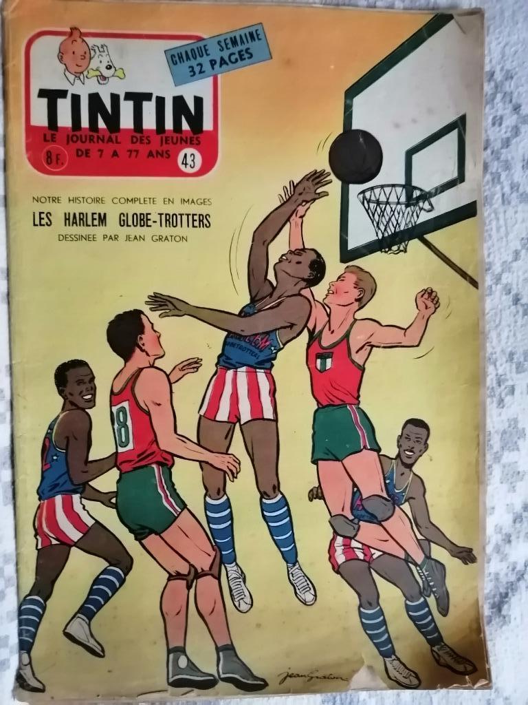Journal de TINTIN édition Belge n43 - 26 octobre 1955, Collections, Enlèvement ou Envoi, Journal ou Magazine
