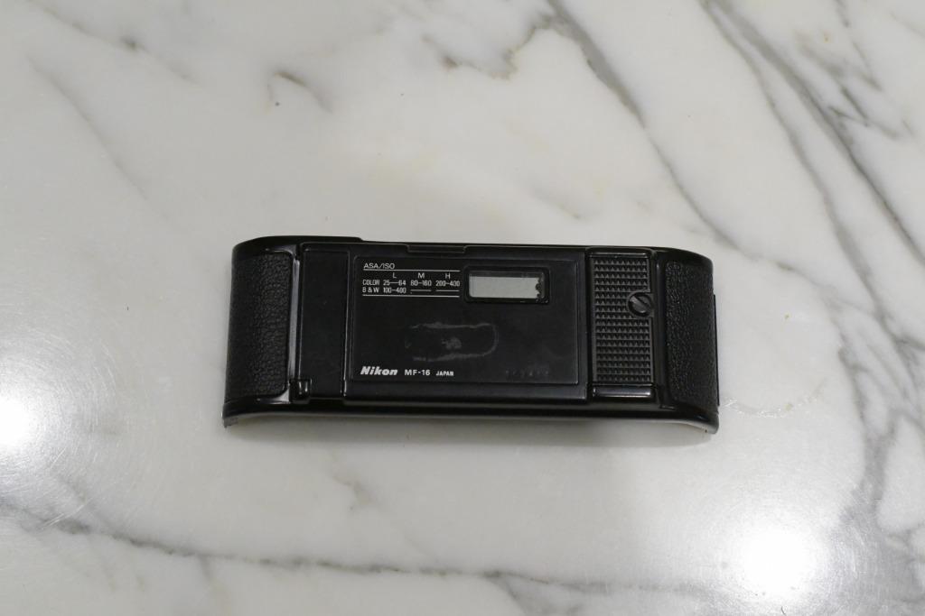 Nikon MF-16 datarug voor FE,FM,FM-2 en FE-2, Ophalen of Verzenden, Gebruikt, Overige typen