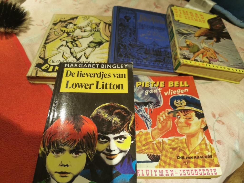 Pakket van 4 oude verhalen boeken, Boeken, Overige Boeken, Ophalen of Verzenden, Zo goed als nieuw