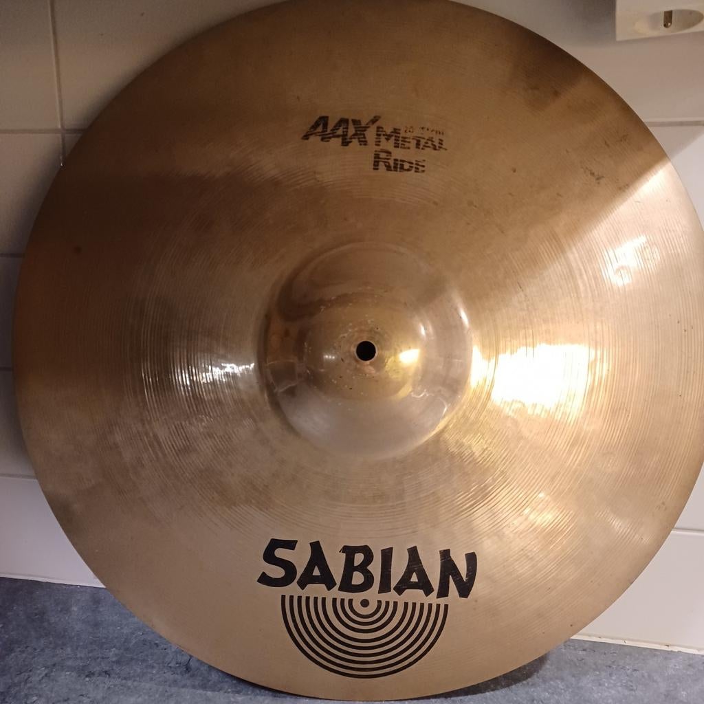 Sabian aax 20 inch metal ride voor uw drumstel in zgst, Muziek en Instrumenten, Ophalen of Verzenden, Zo goed als nieuw