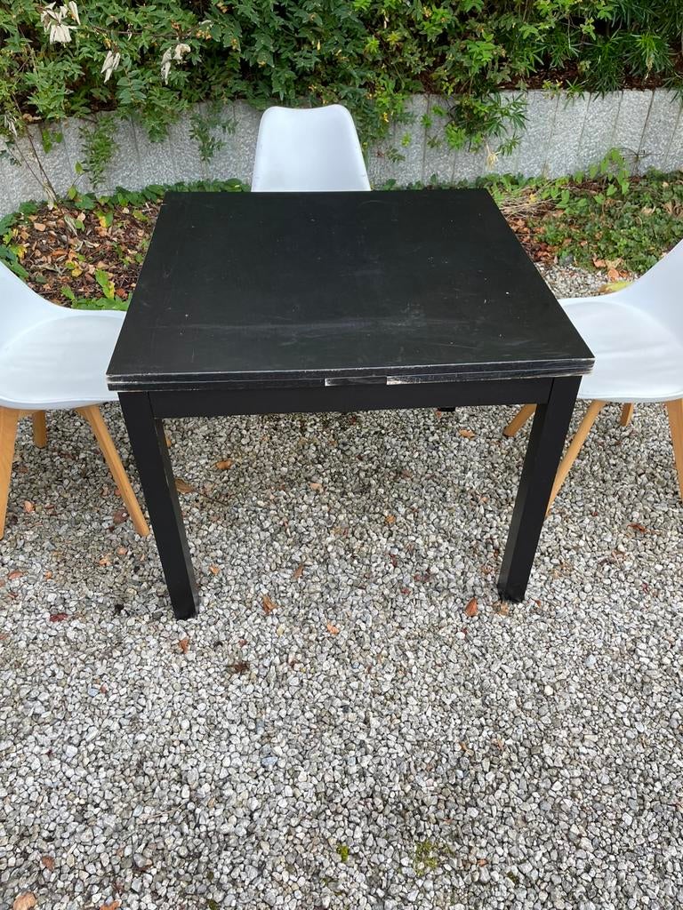 Tafel met 3 stoelen, Huis en Inrichting, Tafels | Eettafels, Ophalen, Gebruikt