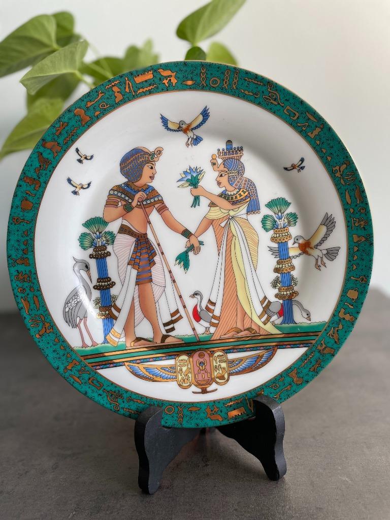 Assiette décorative égyptienne vintage, Antiquités & Art, Enlèvement