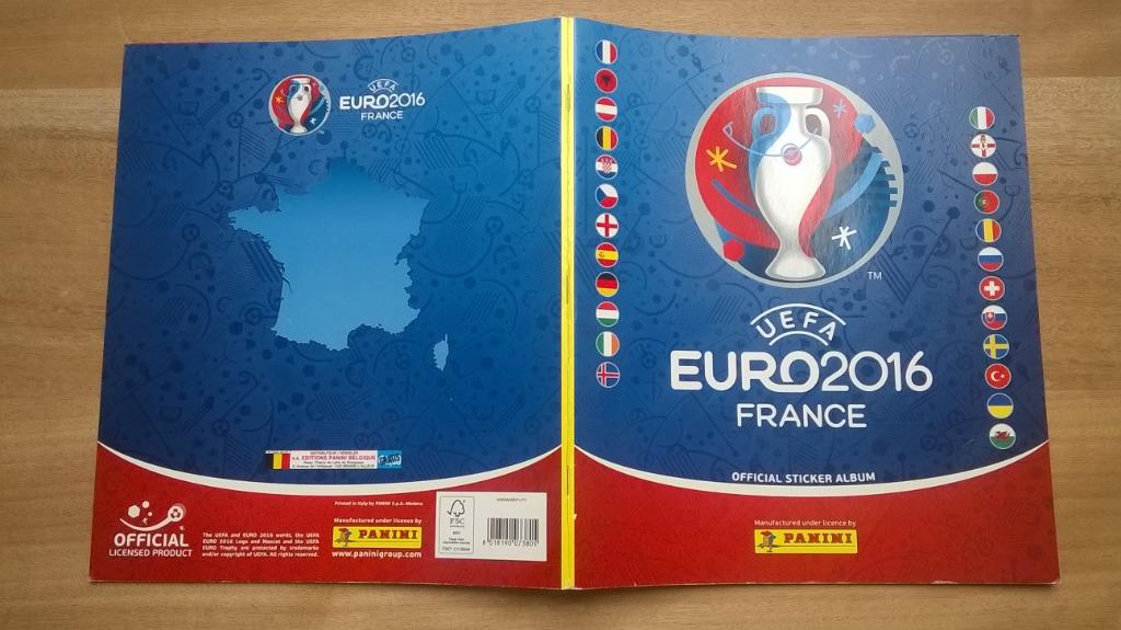 ALBUM VIDE PANINI UEFA EURO 2016 FRANCE, Collections, Enlèvement ou Envoi, Comme neuf, Livre ou Revue