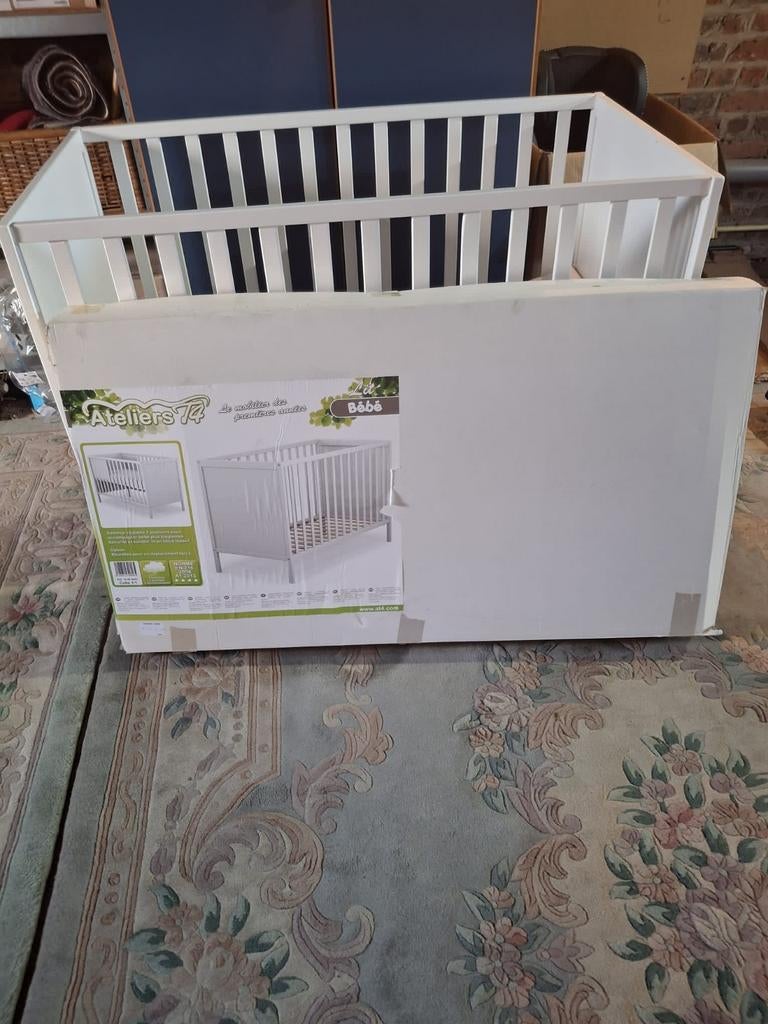 Lit bébé blanc Ateliers T4, Enlèvement, Comme neuf