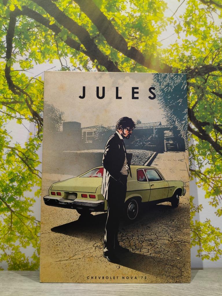 Poster métal - Plaque émaillée - Pulp Fiction - Jules, Ophalen, Rechthoekig Staand, Zo goed als nieuw, A1 t/m A3