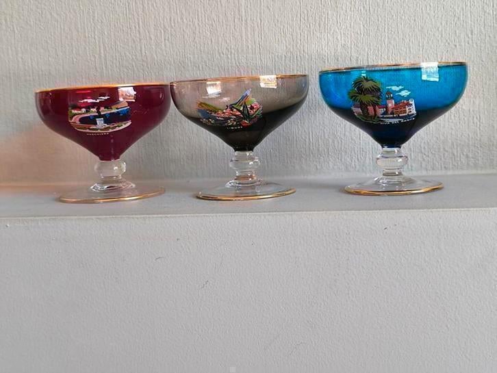 3 vintage coupkes, Gardameer, Ophalen of Verzenden