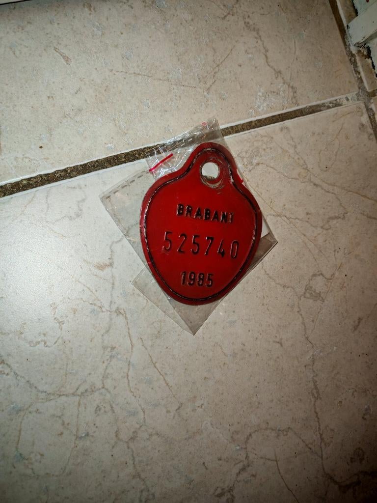 Fietsplaat 1985, Ophalen, Gebruikt