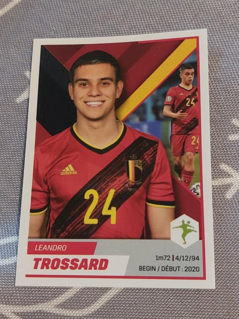 Panini / Sticker / Leandro Trossard / Rode Duivels, Verzamelen, Verzenden, Nieuw, Poster, Plaatje of Sticker