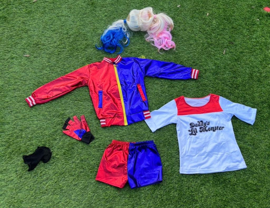 Harley Quinn costuum, Ophalen of Verzenden, Zo goed als nieuw, Harley Quinn, Meisje