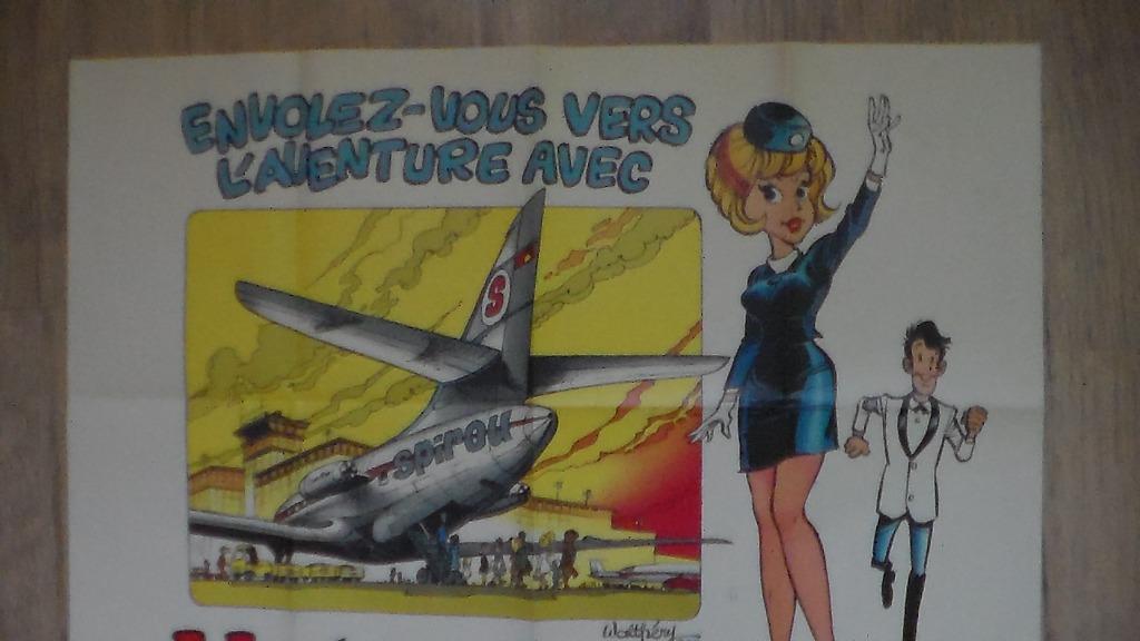 Poster Natacha, Collections, Enlèvement ou Envoi, Autres personnages, Comme neuf, Image, Affiche ou Autocollant