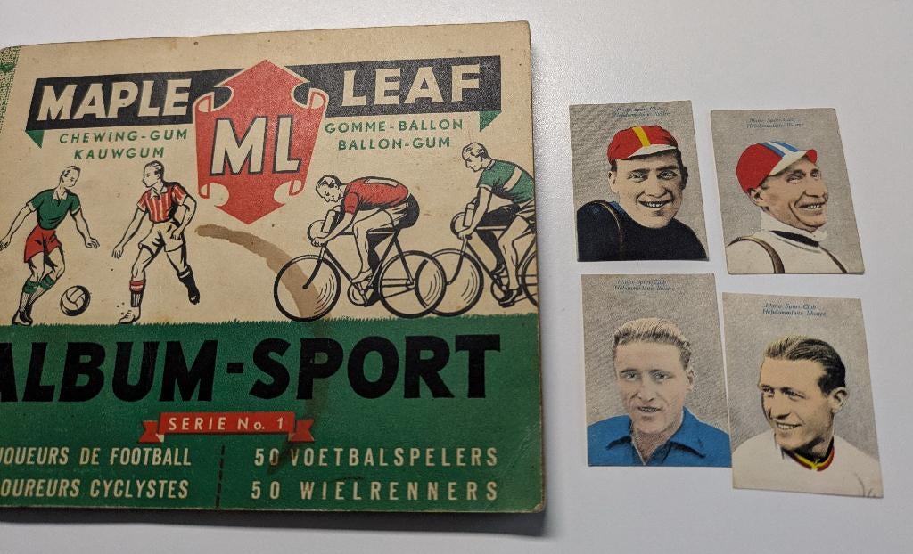 MAPLE LEAF IMAGES  CHEWING GUM  ML 4 X PHOTOS RARES, Envoi