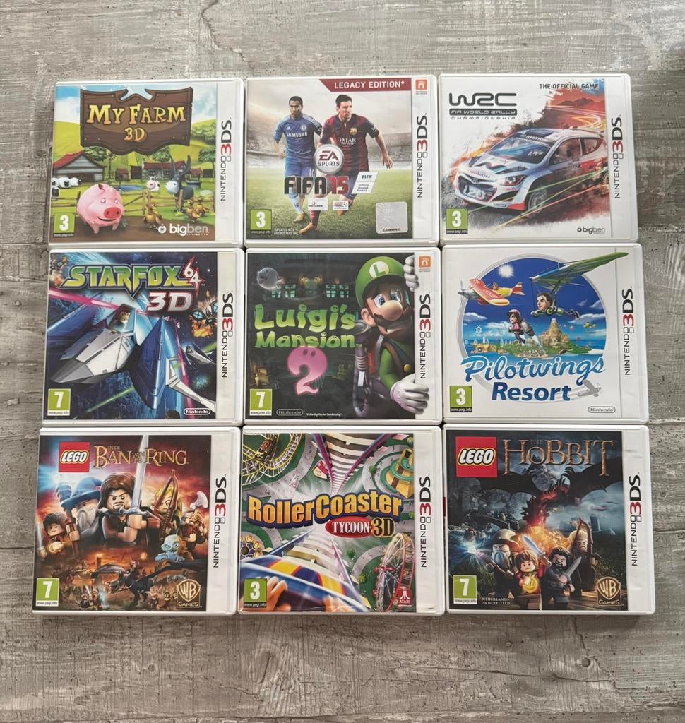 9 Nintendo 3Ds spelletjes, Ophalen