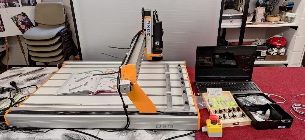 Stepcraft D840 CNC frees, Doe-het-zelf en Bouw, Gereedschap | Freesmachines, Ophalen, Nieuw, Elektrisch, Overige soorten