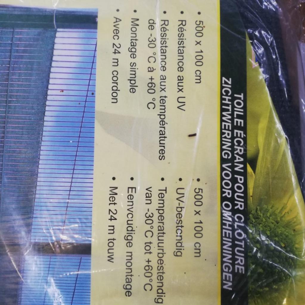 Tuinafsluiting, Ophalen, Nieuw