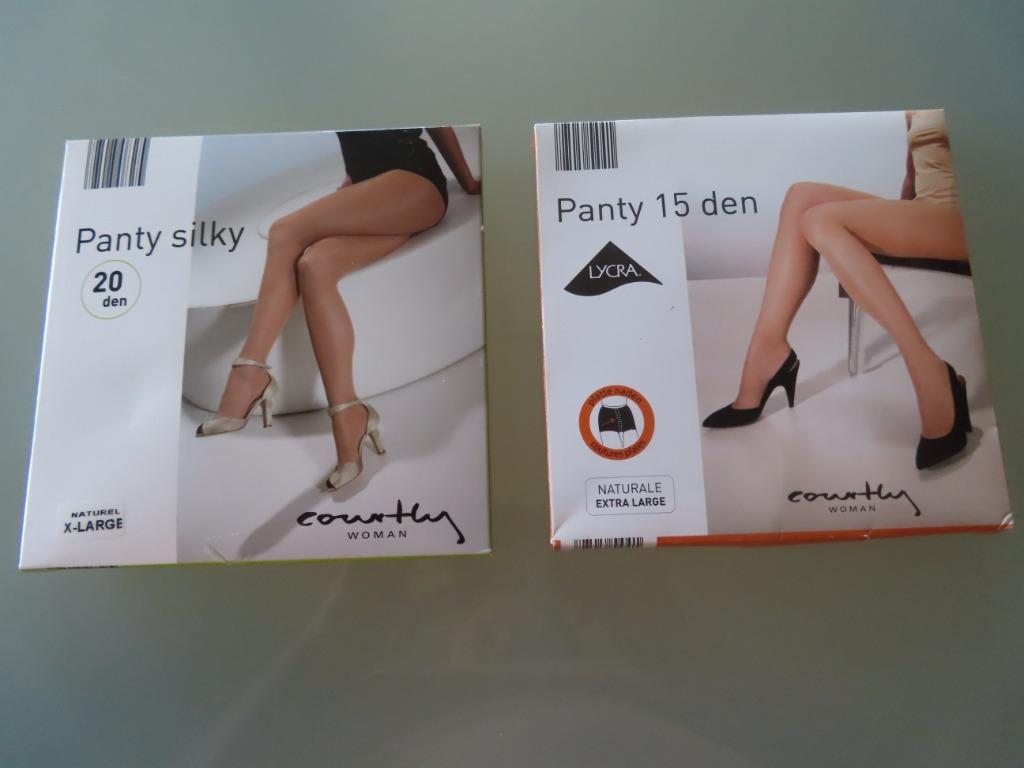 NIEUW : Panty Lycra  (Lot van 2 paar) Counthy woman, Kleding | Dames, Sokken en Kousen, Nieuw, Overige typen, Overige maten, Bruin