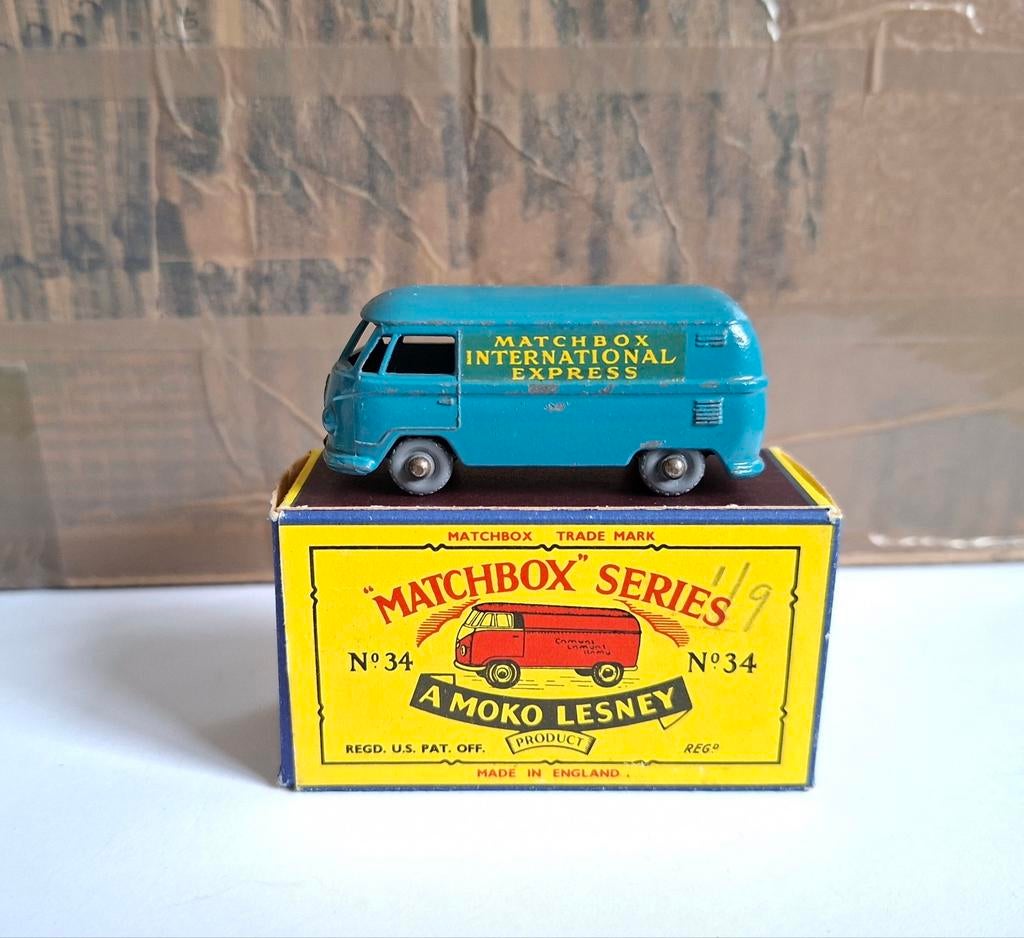Matchbox 34 volkswagen van, Ophalen of Verzenden, Matchbox