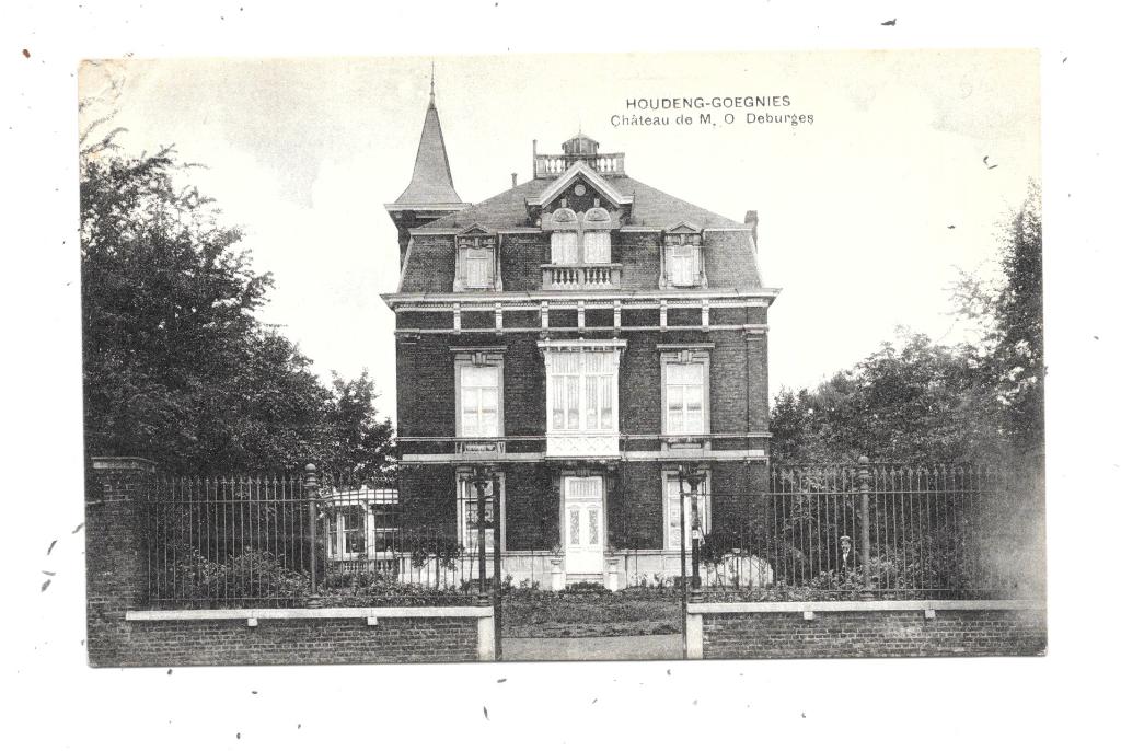 Houdeng-Goegnies NA55: Château Deburges, Envoi, 1920 à 1940, Non affranchie, Hainaut