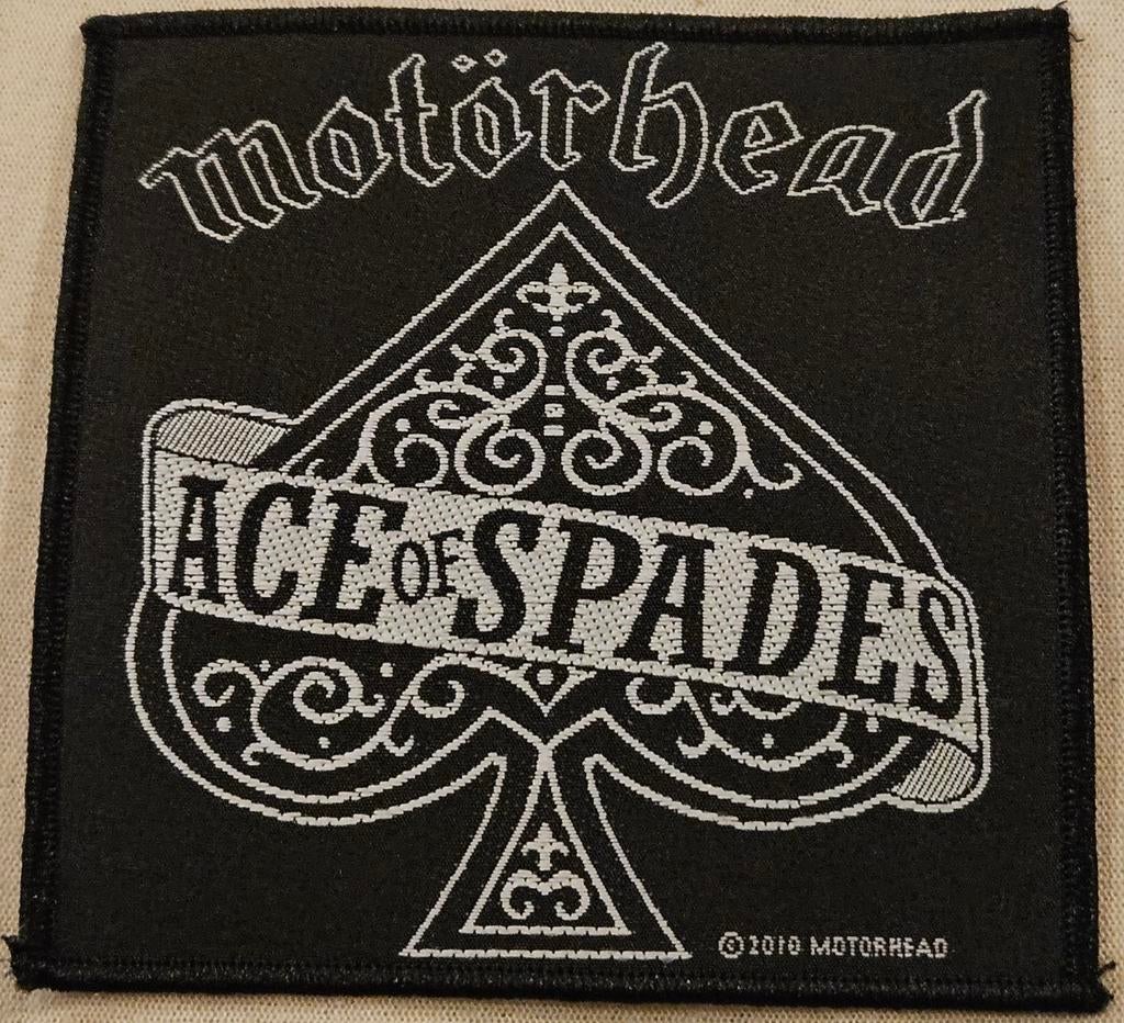 Motörhead Ace of Spades patch NIEUW
Dit is een o, Verzamelen, Ophalen of Verzenden, Kleding