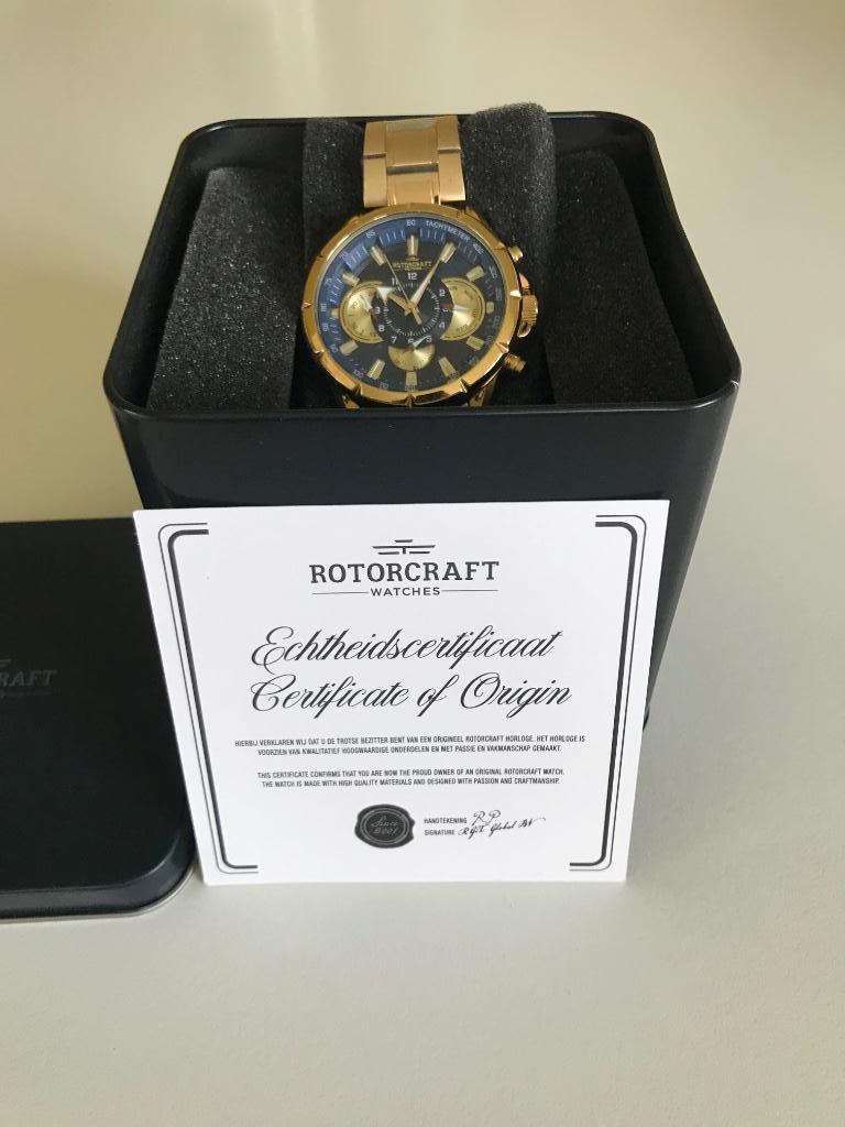 Horloge Rotorcraft RC 4503 nieuw, Enlèvement ou Envoi, Neuf, Montre-bracelet, Autres marques