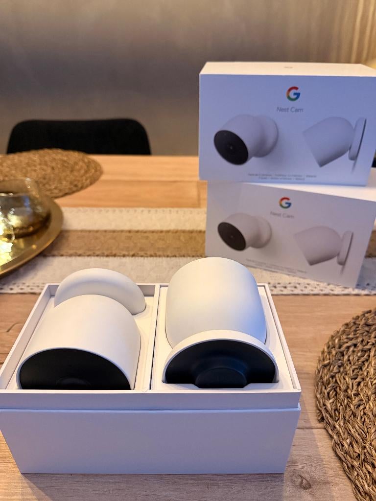 6x Google nest camera (battery), Enlèvement ou Envoi, Comme neuf