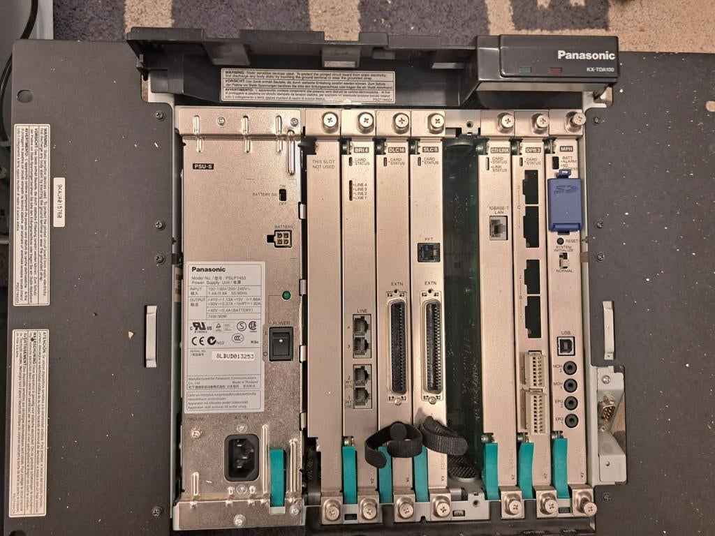 Panasonic KXTDA100 centraal, Telecommunicatie, Telefooncentrales